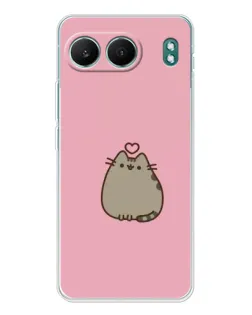 Чехол для OnePlus Nord 4 с картинкой «Pusheen сердце» Чехол для OnePlus Nord 4 с картинкой «Pusheen сердце»