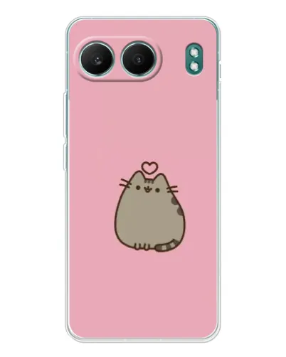 Чехол для OnePlus Nord 4 с картинкой «Pusheen сердце» Чехол для OnePlus Nord 4 с картинкой «Pusheen сердце»