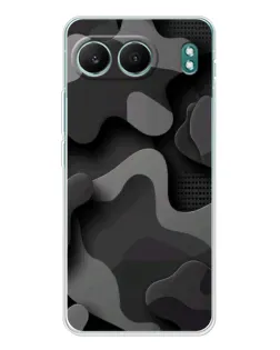 Чехол для OnePlus Nord 4 с картинкой «Темный абстрактный камуфляж»