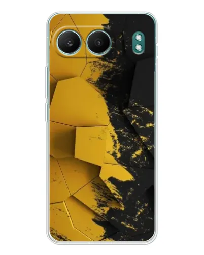 Чехол для OnePlus Nord 4 с картинкой «Золотые осколки геометрии»