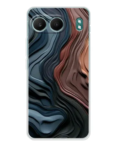 Чехол для OnePlus Nord 4 с картинкой «Цветные волны каньона»