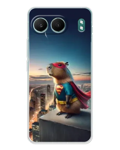 Чехол для OnePlus Nord 4 с картинкой «Капи-мен супергерой» Чехол для OnePlus Nord 4 с картинкой «Капи-мен супергерой»