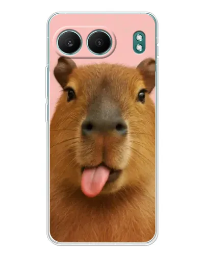 Чехол для OnePlus Nord 4 с картинкой «Капибара с языком» Чехол для OnePlus Nord 4 с картинкой «Капибара с языком»