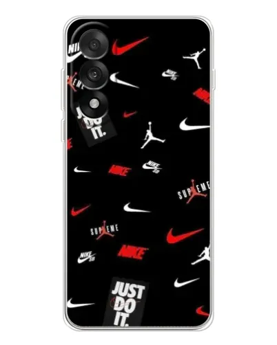 Чехол для OnePlus Nord 5 с картинкой «Nike Mix Pattern»