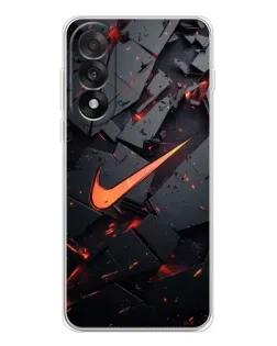Чехол для OnePlus Nord 5 с картинкой «Nike — эффект разломов» Чехол для OnePlus Nord 5 с картинкой «Nike — эффект разломов»
