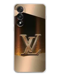 Чехол для OnePlus Nord 5 с картинкой «LV — золотое сияние»