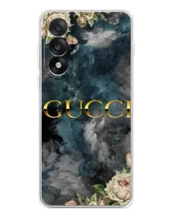 Чехол для OnePlus Nord 5 с картинкой «Абстрактные цветы Gucci»