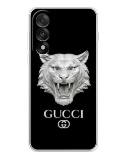 Чехол для OnePlus Nord 5 с картинкой «Gucci — серебряный лев»