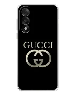 Чехол для OnePlus Nord 5 с картинкой «Gucci — золото на черном»