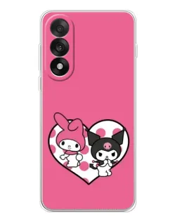 Чехол для OnePlus Nord 5 с картинкой «Kuromi и My Melody»