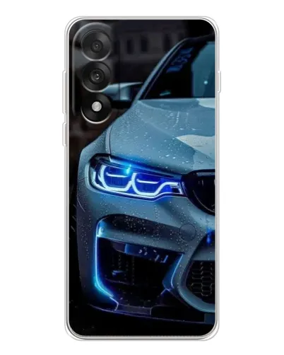 Чехол для OnePlus Nord 5 с картинкой «Взгляд BMW с синими фарами» Чехол для OnePlus Nord 5 с картинкой «Взгляд BMW с синими фарами»