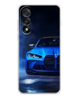 Чехол для OnePlus Nord 5 с картинкой «Голубая BMW M4» Чехол для OnePlus Nord 5 с картинкой «Голубая BMW M4»