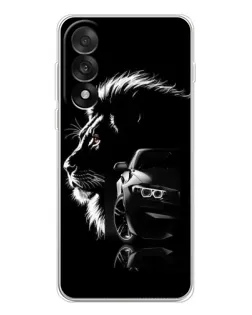 Чехол для OnePlus Nord 5 с картинкой «BMW и лев» Чехол для OnePlus Nord 5 с картинкой «BMW и лев»