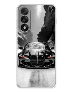 Чехол для OnePlus Nord 5 с картинкой «BMW — акварельный дрифт» Чехол для OnePlus Nord 5 с картинкой «BMW — акварельный дрифт»