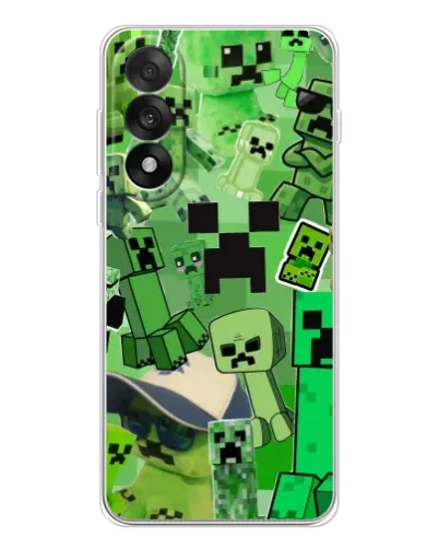 Чехол для OnePlus Nord 5 с картинкой «Криперы Minecraft»