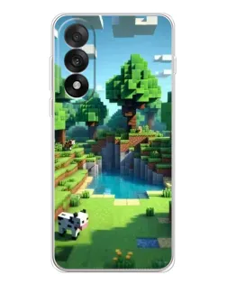 Чехол для OnePlus Nord 5 с картинкой «Minecraft летний день»