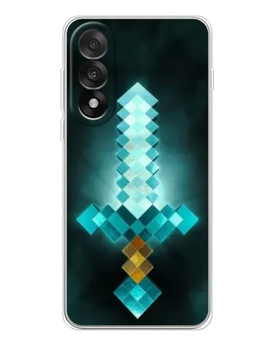 Чехол для OnePlus Nord 5 с картинкой «Алмазный меч неон»