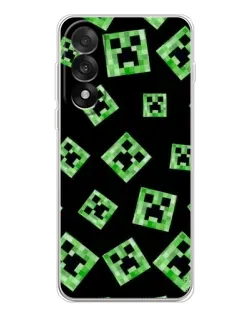 Чехол для OnePlus Nord 5 с картинкой «Паттерн с криперами»