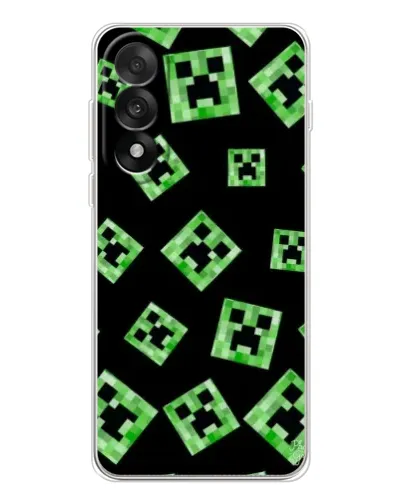 Чехол для OnePlus Nord 5 с картинкой «Паттерн с криперами»