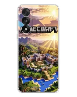 Чехол для OnePlus Nord 5 с картинкой «Minecraft панорама»