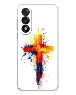 Чехол для OnePlus Nord 5 с картинкой «Акварельный крест»