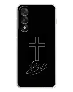 Чехол для OnePlus Nord 5 с картинкой «Графический крест Jesus»