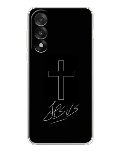 Чехол для OnePlus Nord 5 с картинкой «Графический крест Jesus» Чехол для OnePlus Nord 5 с картинкой «Графический крест Jesus»
