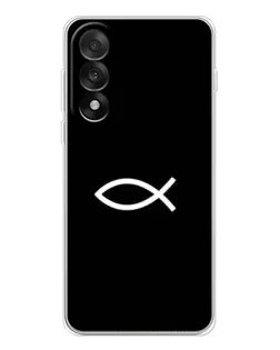 Чехол для OnePlus Nord 5 с картинкой «Символ рыбы Jesus»