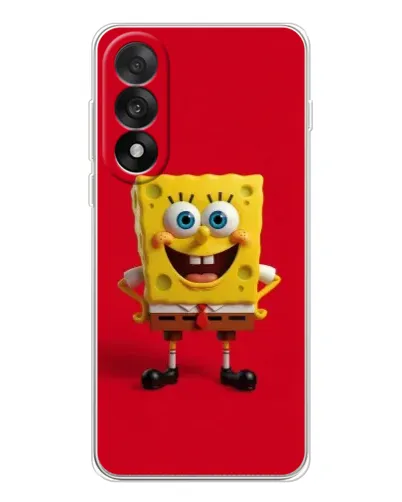 Чехол для OnePlus Nord 5 с картинкой «Спанч Боб на красном»