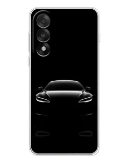Чехол для OnePlus Nord 5 с картинкой «Силуэт Tesla Night» Чехол для OnePlus Nord 5 с картинкой «Силуэт Tesla Night»