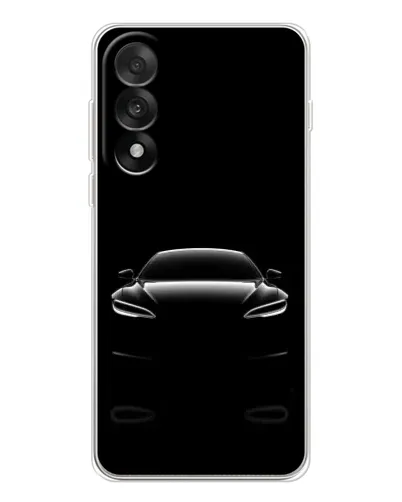 Чехол для OnePlus Nord 5 с картинкой «Силуэт Tesla Night» Чехол для OnePlus Nord 5 с картинкой «Силуэт Tesla Night»