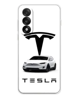Чохол для OnePlus Nord 5 з картинкою «Tesla White Style» Чохол для OnePlus Nord 5 з картинкою «Tesla White Style»