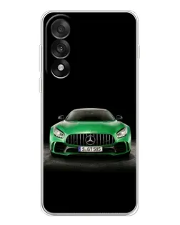 Чехол для OnePlus Nord 5 с картинкой «Mercedes — неоновый лого»