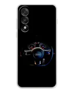 Чехол для OnePlus Nord 5 с картинкой «Салон Audi — руль»