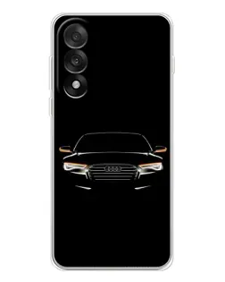 Чехол для OnePlus Nord 5 с картинкой «Audi — ночной контур»