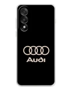 Чехол для OnePlus Nord 5 с картинкой «Audi — золотой логотип»