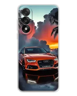 Чехол для OnePlus Nord 5 с картинкой «Audi — закат»