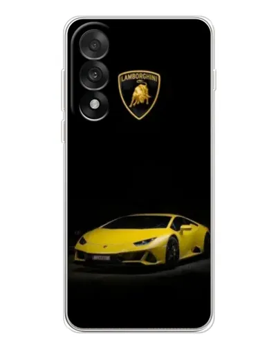 Чехол для OnePlus Nord 5 с картинкой «Lamborghini желтый акцент»