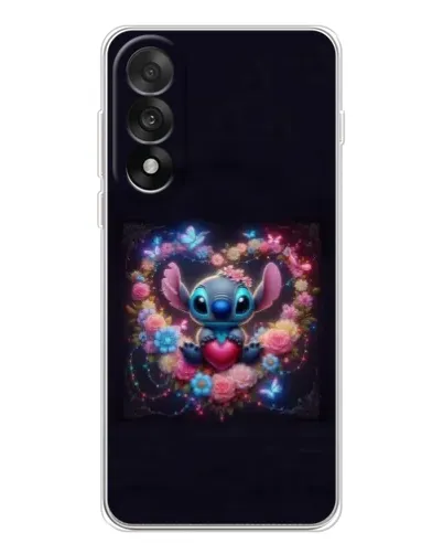Чехол для OnePlus Nord 5 с картинкой «Stitch в цветах» Чехол для OnePlus Nord 5 с картинкой «Stitch в цветах»