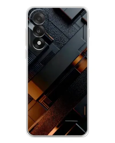 Чехол для OnePlus Nord 5 с картинкой «Черные геометрические блоки» Чехол для OnePlus Nord 5 с картинкой «Черные геометрические блоки»