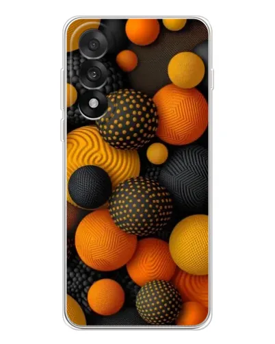 Чехол для OnePlus Nord 5 с картинкой «Объемные оранжевые сферы» Чехол для OnePlus Nord 5 с картинкой «Объемные оранжевые сферы»