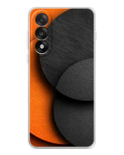 Чехол для OnePlus Nord 5 с картинкой «Геометрия оранжевых кругов»