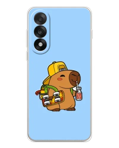 Чехол для OnePlus Nord 5 с картинкой «Капибара на скейте»