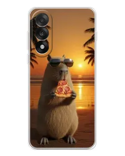 Чехол для OnePlus Nord 5 с картинкой «Капибара с пиццей» Чехол для OnePlus Nord 5 с картинкой «Капибара с пиццей»