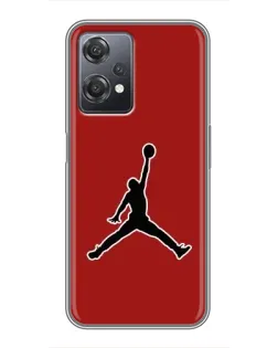 Чехол для OnePlus Nord CE 2 (5G) (IV2201) с картинкой «Jordan Red Back»