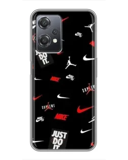 Чехол для OnePlus Nord CE 2 (5G) (IV2201) с картинкой «Nike Mix Pattern»