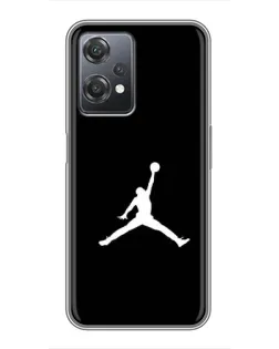 Чехол для OnePlus Nord CE 2 (5G) (IV2201) с картинкой «Jordan Silhouette»