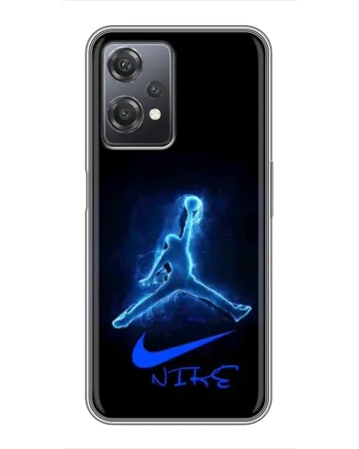 Чехол для OnePlus Nord CE 2 (5G) (IV2201) с картинкой «Jordan Neon Blue» Чехол для OnePlus Nord CE 2 (5G) (IV2201) с картинкой «Jordan Neon Blue»