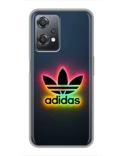 Чехол для OnePlus Nord CE 2 (5G) (IV2201) с картинкой «Неоновый Adidas»
