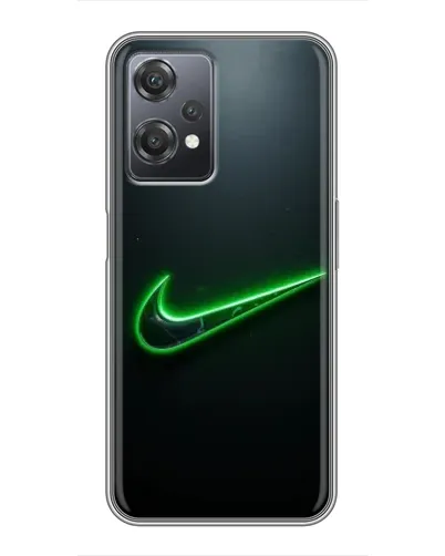 Чехол для OnePlus Nord CE 2 (5G) (IV2201) с картинкой «Неоновый контур Nike»